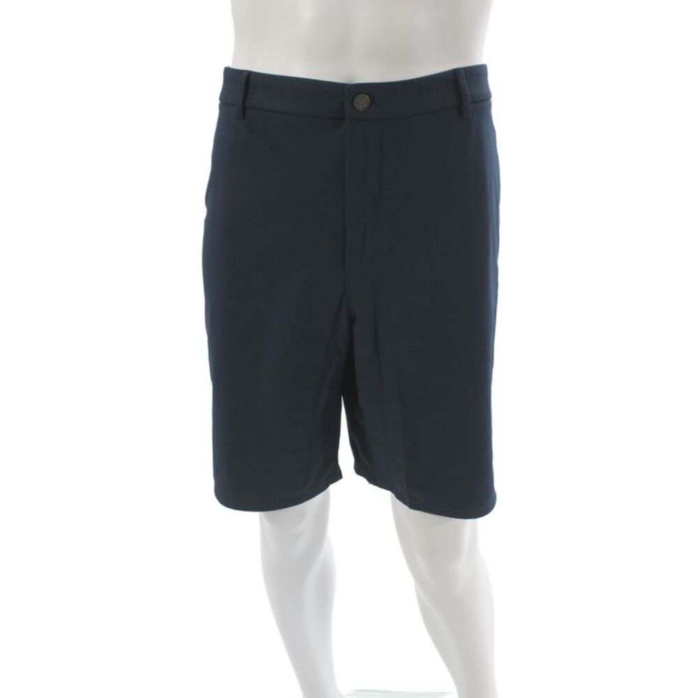 Johnnie-o Men Chino Shorts Blue 100% Polyester Button Closure Golf Size 40